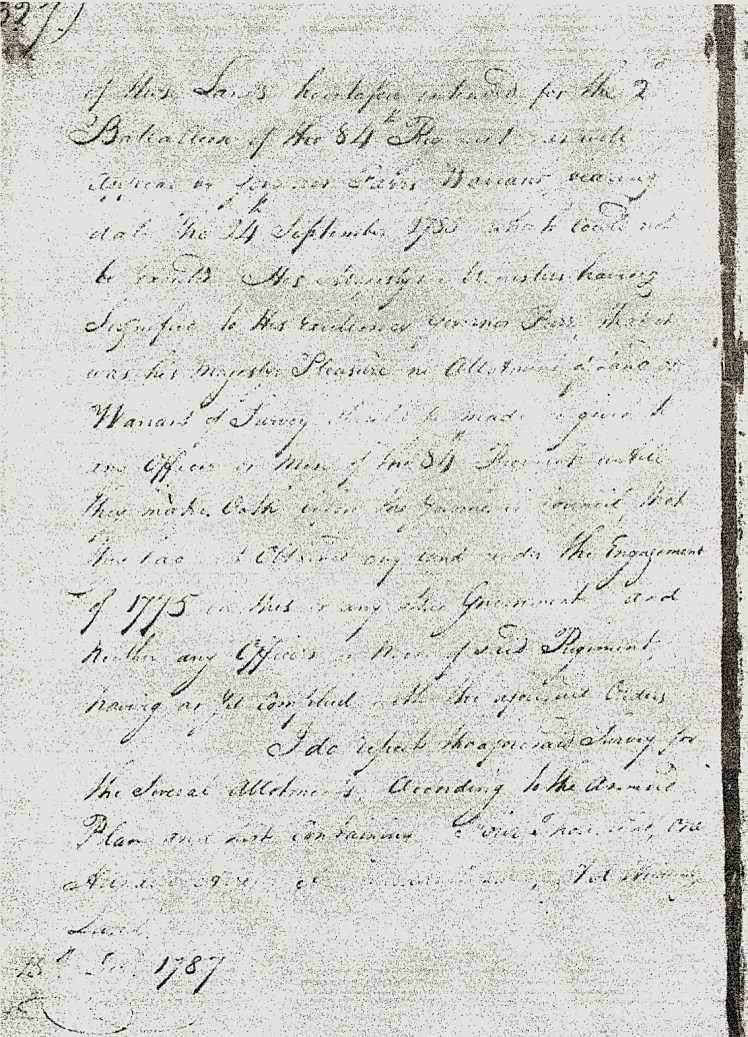 Hants Co 1787 Crown Land warrant 14 Dec Bk4 pp326-7 (2)