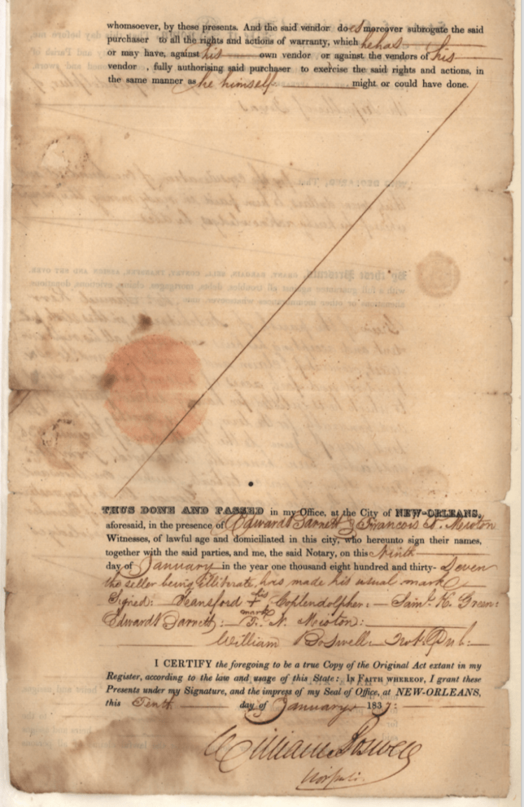 Green, Samuel Kerr 1837 Hansford Colphendolpher Deed (2)