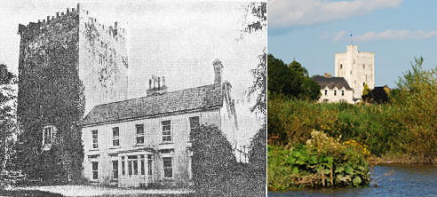 Tybroughney Castle, Tybroughney Castle - Bastion of Romans and saints and now restored by the Dowleys