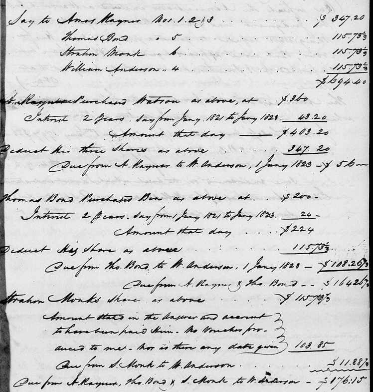 Monk, Nottingham Estate File, Bertie Co., NC (164)