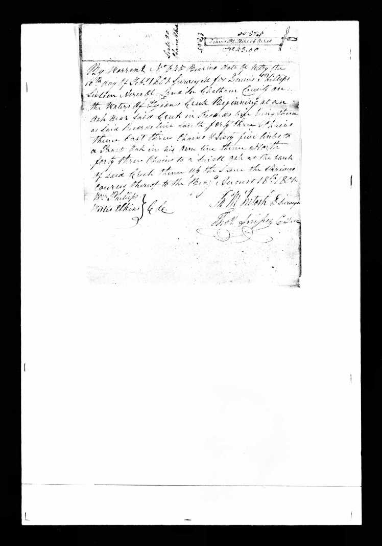 Phillips, Dennis, 1801 Land Grant (4)