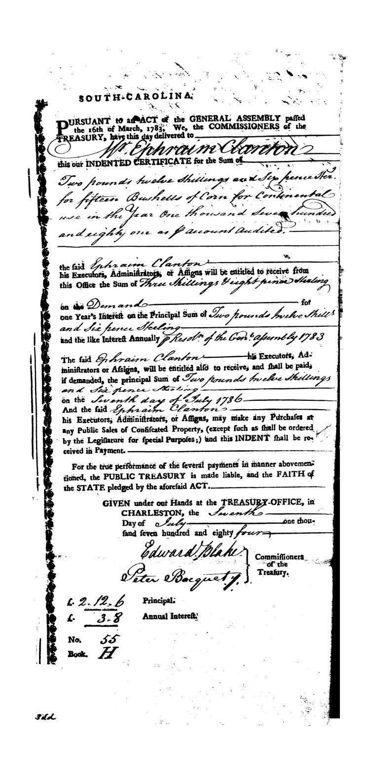 Ephraim Clanton Revolutionary Audit File (4)