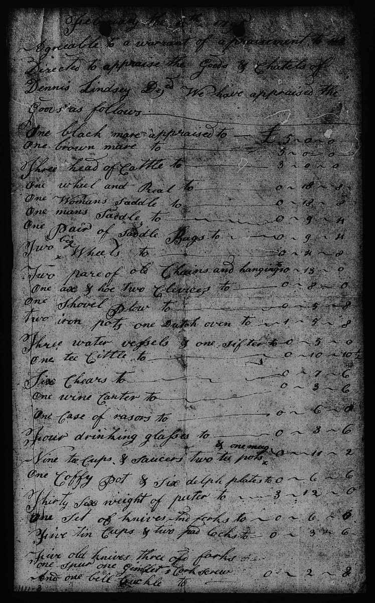 Dennis Lindsey Probate File 5