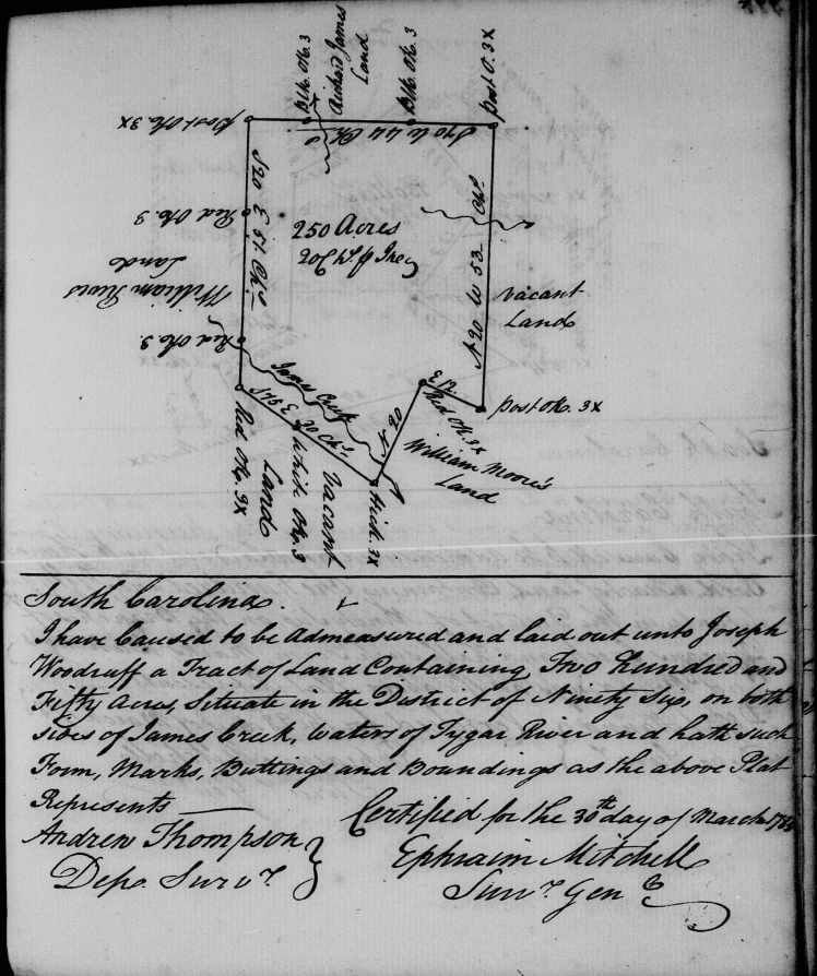 Woodruff, Joseph, Plat 1785, 10Q, 485
