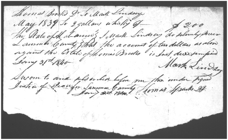 Lindsey, Mark, Thomas Brooks Estate