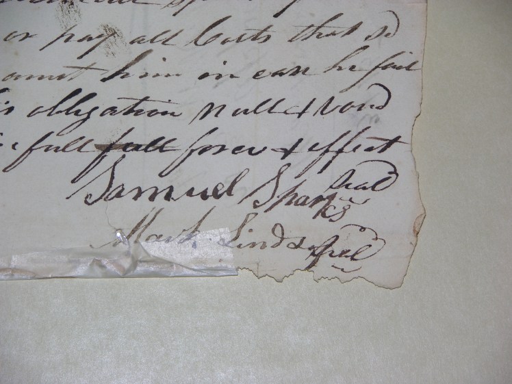 S. Sharps Mark Lindsey sigs clsup