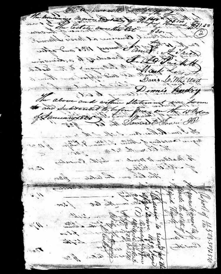 Knott, David Estate, Allotment to Heirs (2)