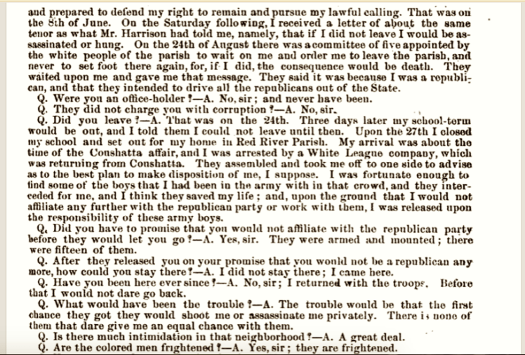 Wester, Z.T., Report of the Select Committee on that Portion of the President's Message Relating to the Condition of the South , p. 321